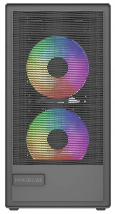 Корпус PowerCase Mistral SM02 черный, Mini-Tower