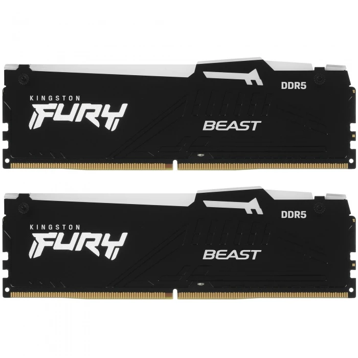 Оперативная память Kingston FURY Beast Black AMD RGB 16Gb 5600Mhz, KIT 2*8Gb, KF556C36BBEAK2-16