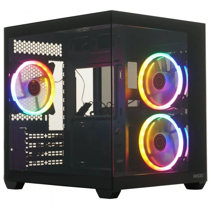Корпус GiNZZU V360 черный, Mini-Tower
