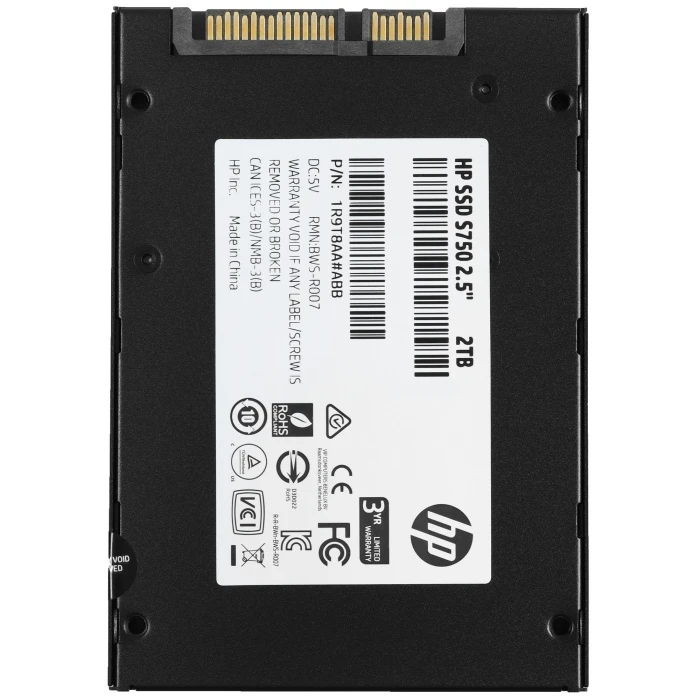 SSD накопитель HP S750 2Tb 2.5" SATA, 1R9T8AA#ABB