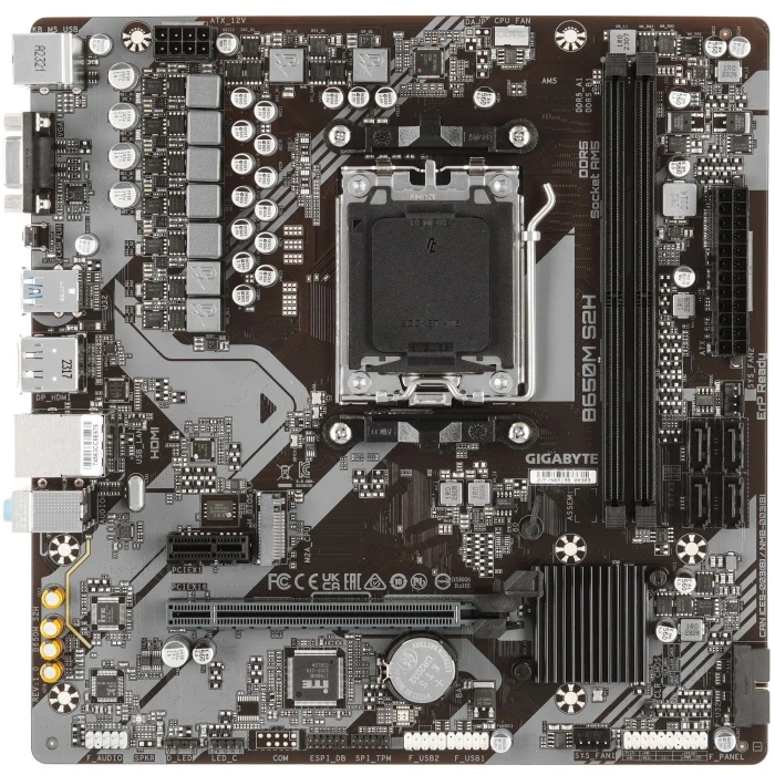 Мат. плата GIGABYTE B650M S2H, AM5