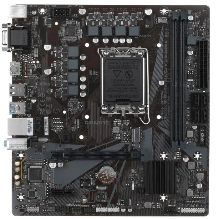 Мат. плата GIGABYTE H610M H V2 DDR4, LGA 1700