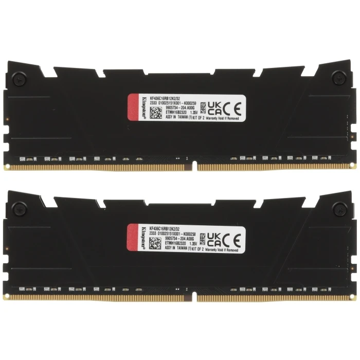 Оперативная память Kingston FURY Renegade 32Gb 3600Mhz, KIT 2*16Gb, KF436C16RB12K2/32