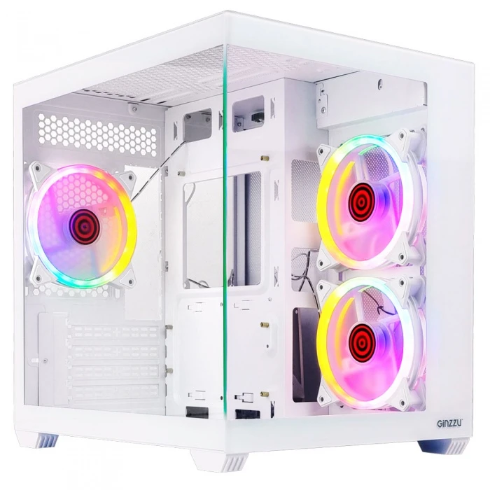Корпус GiNZZU V460 белый, Mini-Tower