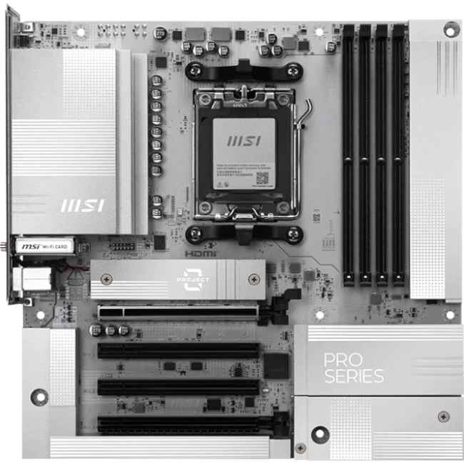 Мат. плата MSI PRO B850M-A WIFI PZ, AM5