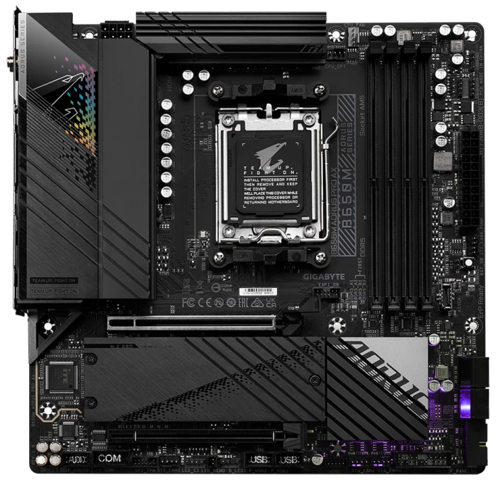 Мат. плата GIGABYTE B650M AORUS PRO AX, AM5