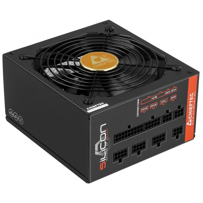 Блок питания Chieftec Silicon 750W черный, SLC-750C