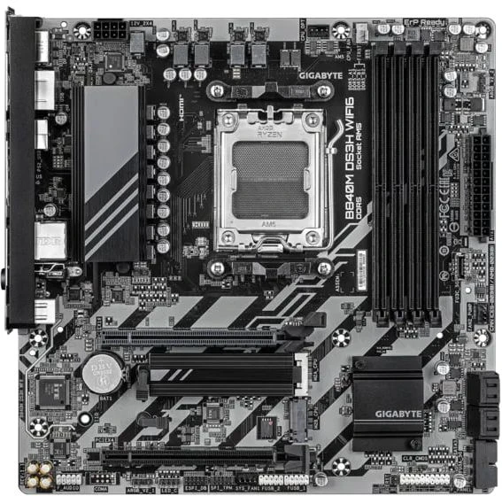 Мат. плата Gigabyte B840M DS3H WIFI6, AM5