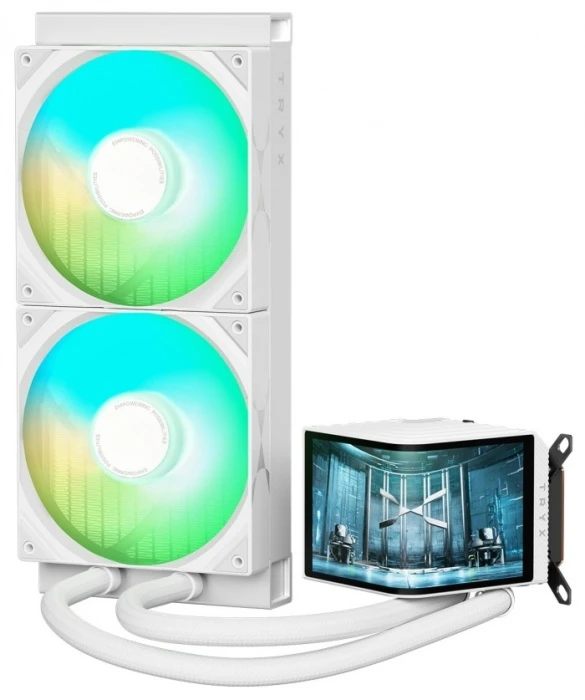 Система охлаждения TRYX PANORAMA ARGB 280 белая, L-P280A-AS2M-G0W