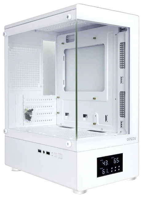 Корпус GiNZZU RX450D белый, Mini-Tower