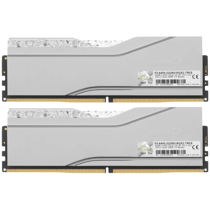 Оперативная память G.Skill Trident Z5 Royal 32Gb 6400Mhz, KIT 2*16Gb, F5-6400J3239G16GX2-TR5S