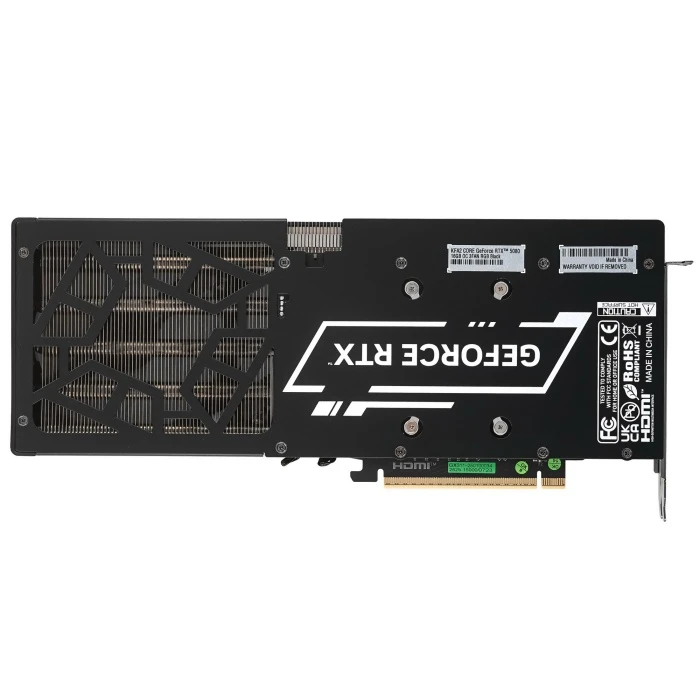 Видеокарта KFA2 GeForce RTX 5080 CORE OC 3FAN RGB Black 16Gb