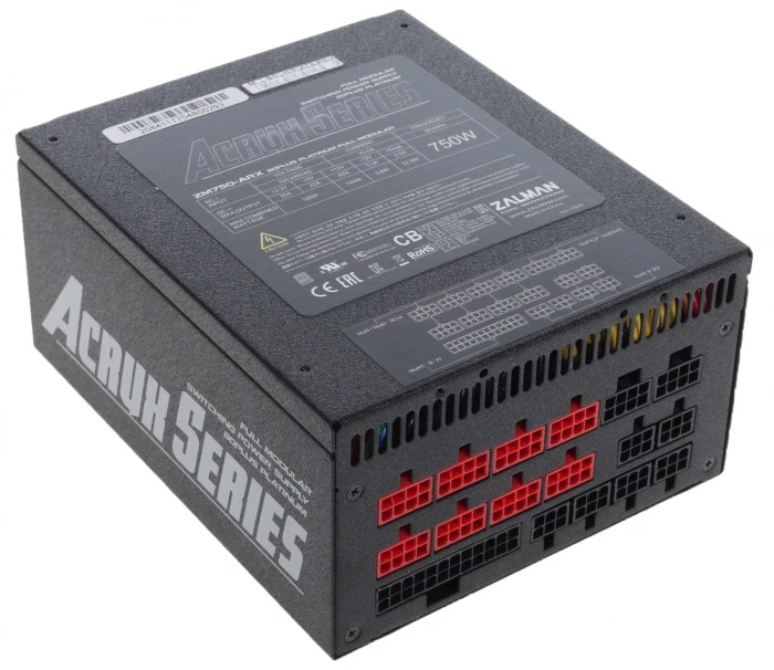 Блок питания ZALMAN ARX 750W черный, ZM750-ARX