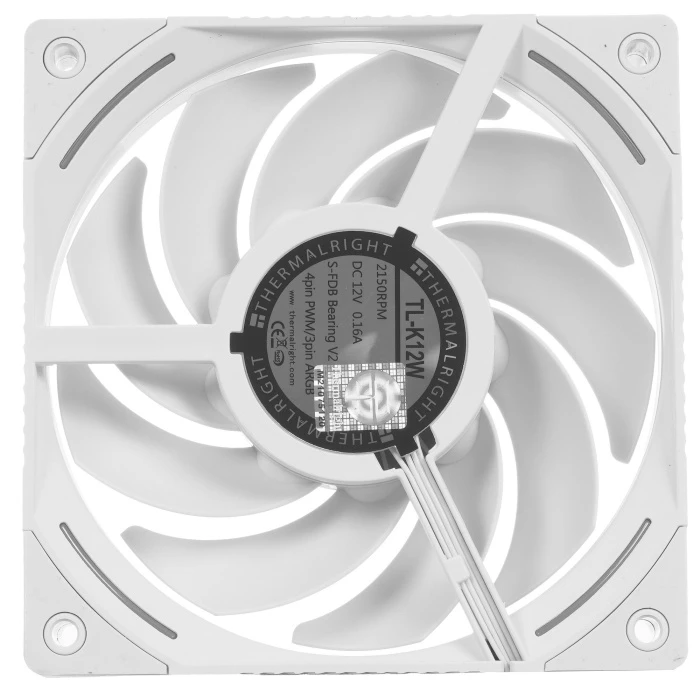 Вентилятор Thermalright TL-K12W белый