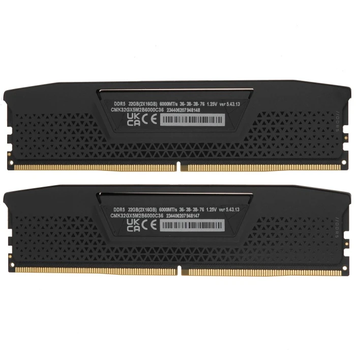 Оперативная память Corsair Vengeance 32Gb 6000Mhz, KIT 2*16Gb, CMK32GX5M2B6000C36
