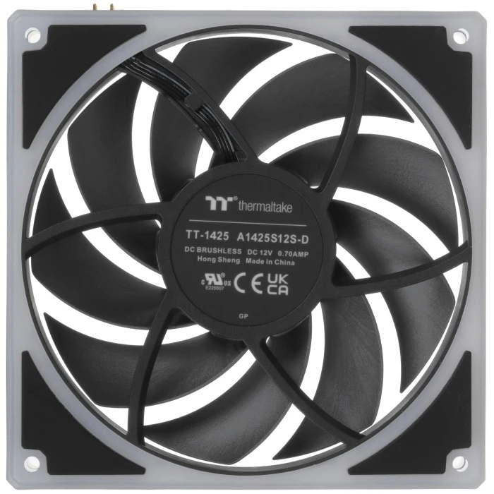 Комплект вентиляторов Thermaltake TOUGHFAN EX 140 ARGB черный, CL-F212-PL14SW-A