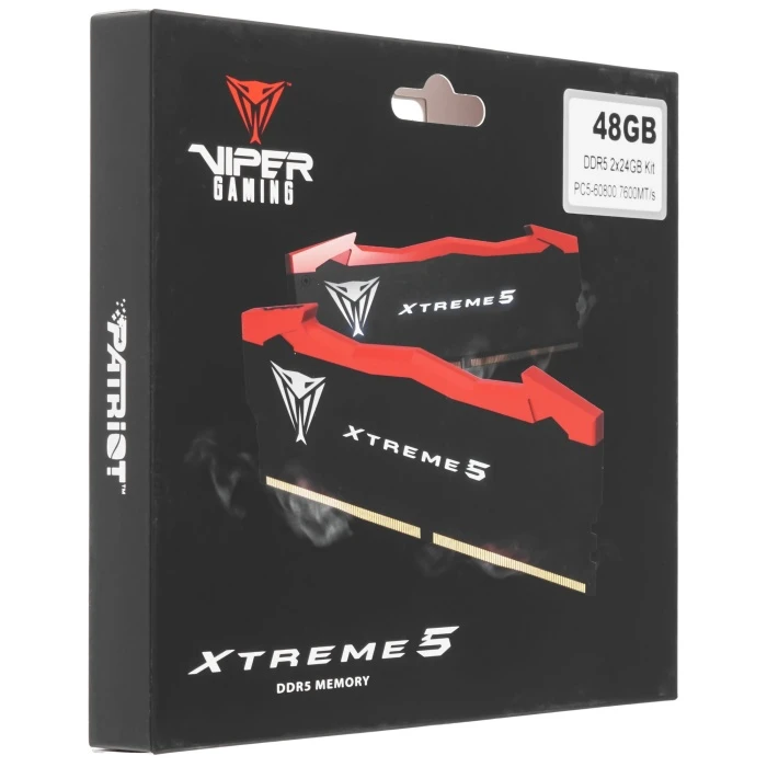Оперативная память Patriot Memory Viper Xtreme 5 48Gb 7600Mhz, KIT 2*24Gb, PVX548G76C36K