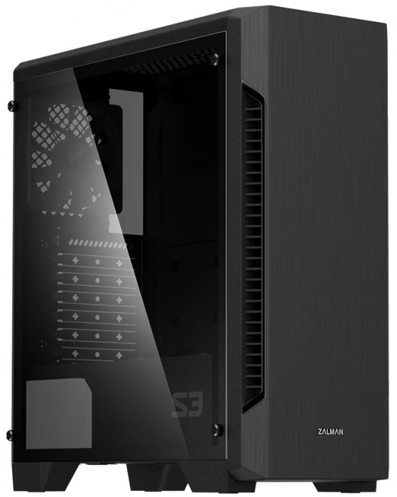 Корпус ZALMAN S3 TG черный, Mid-Tower