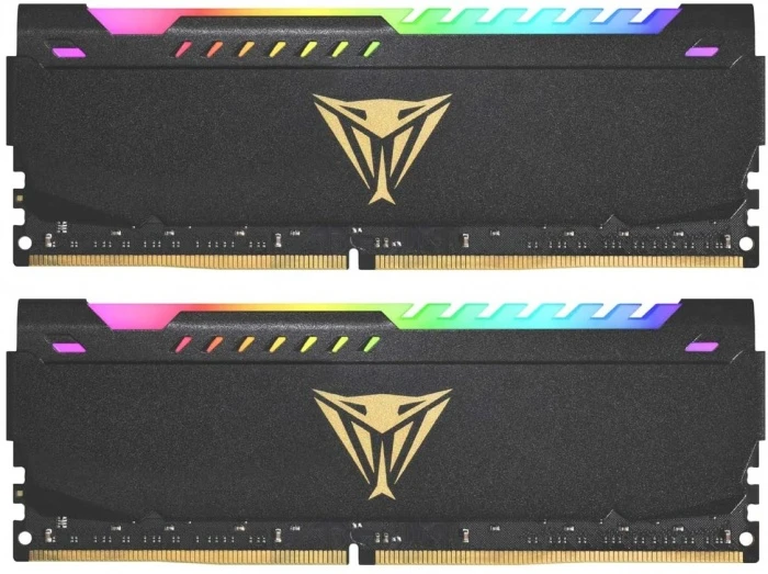 Оперативная память Patriot Viper Steel RGB 64Gb 3200Mhz, KIT 2*32Gb, PVSR464G320C8K