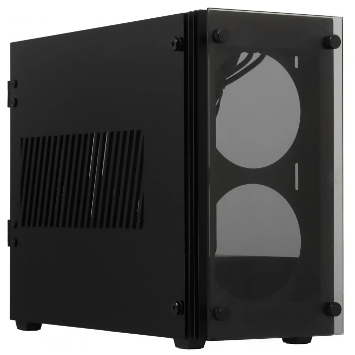 Корпус GameMax Stratos ITX черный, Mini-Tower