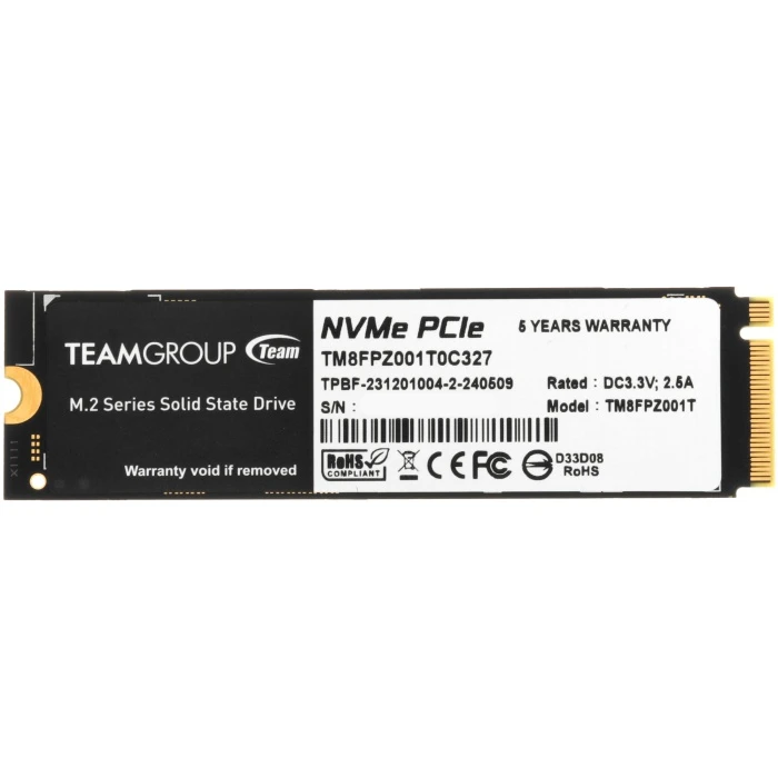 SSD накопитель TEAMGROUP T-FORCE CARDEA A440 1Tb M.2 NVMe, TM8FPZ001T0C327