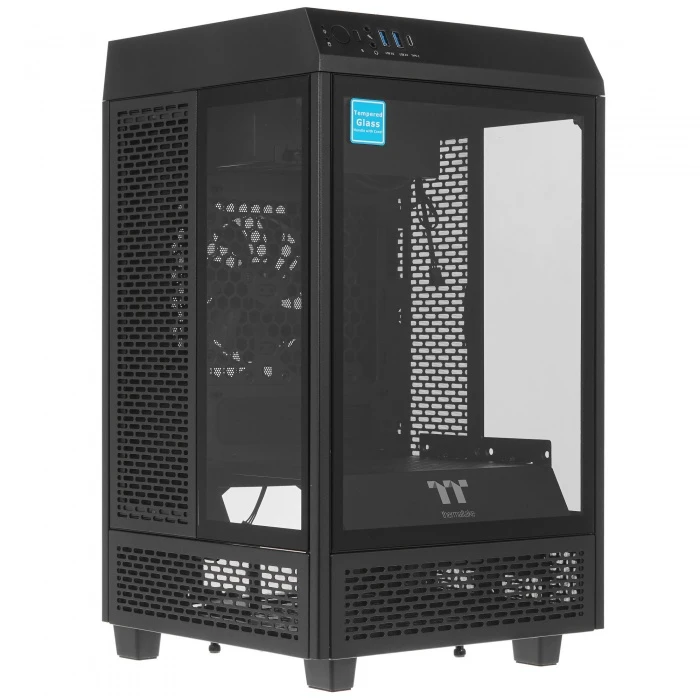Корпус Thermaltake The Tower 100 черный, компактный (SFF)