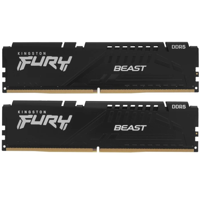 Оперативная память Kingston FURY Beast Black 64Gb 5600Mhz, KIT 2*32Gb, KF556C40BBK2-64