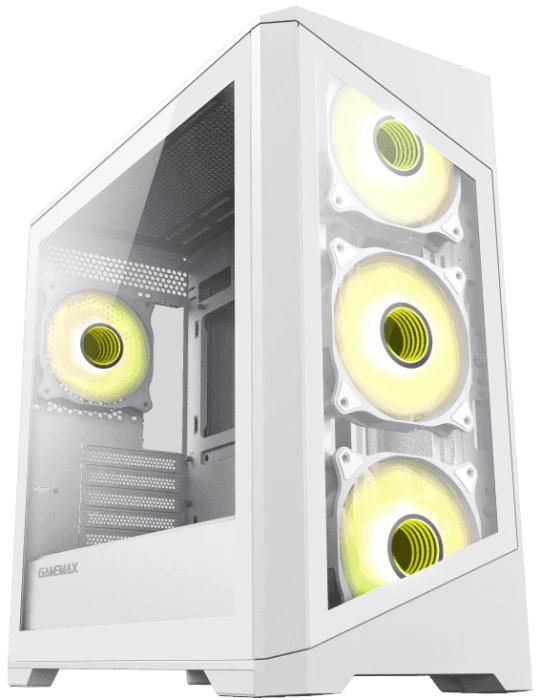Корпус GameMax Destroyer TGW белый, Mini-Tower