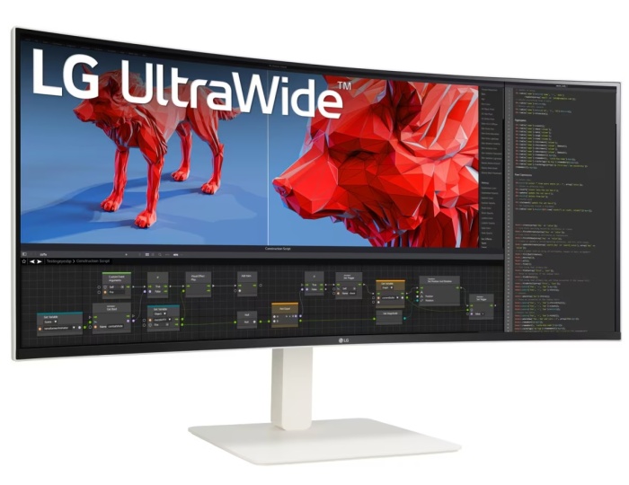 Монитор LG UltraWide 38WR85QC-W, 37.5", белый
