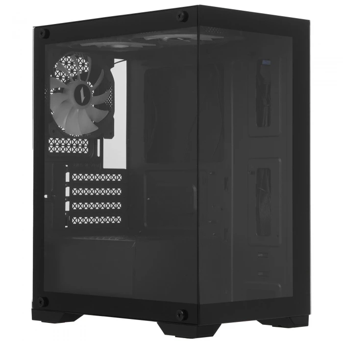 Корпус 1STPLAYER MIKU Mi2 черный, Mini-Tower
