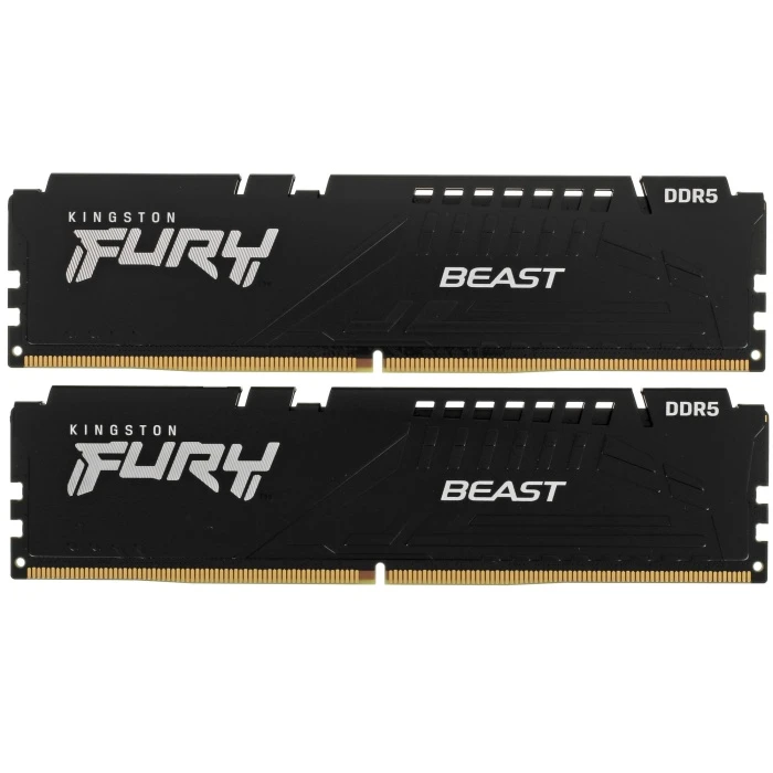 Оперативная память Kingston Fury Beast Black AMD 16Gb 5200Mhz, KIT 2*8Gb, KF552C36BBEK2-16