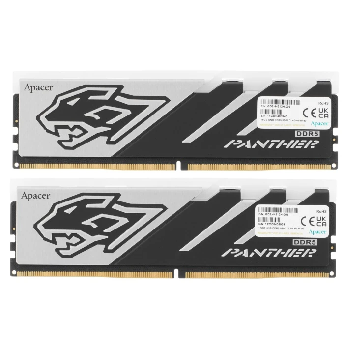 Оперативная память Apacer Panther RGB 32Gb 5600Mhz, KIT 2*16Gb, AH5U32G56C5229BAA-2