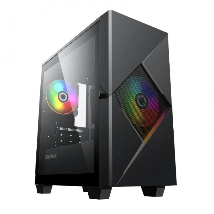 Корпус GameMax Cyclops BG черный, Mini-Tower