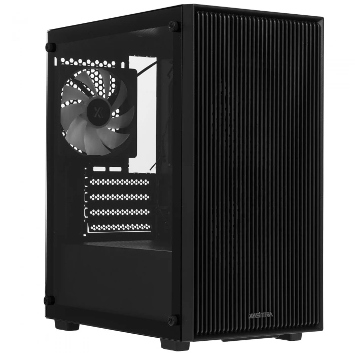Корпус XASTRA A307M 3FRGB черный, Mini-Tower