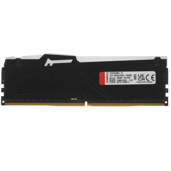 Оперативная память Kingston FURY Beast Black RGB 32Gb 5200Mhz, KF552C40BBA-32