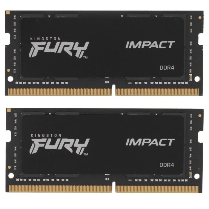 Оперативная память Kingston FURY Impact 64Gb 3200Mhz, KIT 2*32Gb, KF432S20IBK2/64