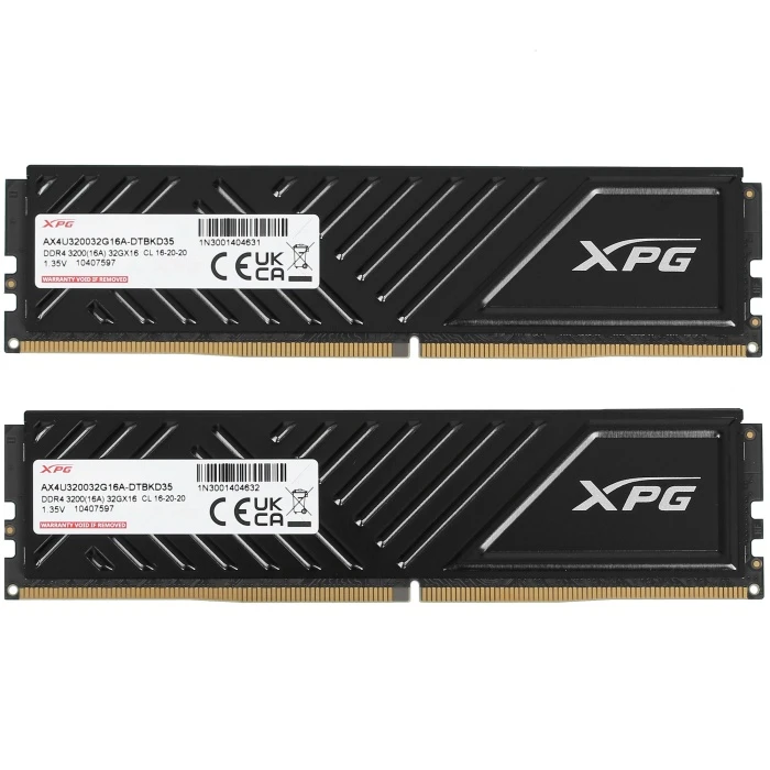 Оперативная память ADATA XPG GAMMIX D35 64Gb 3200Mhz, KIT 2*32Gb, AX4U320032G16A-DTBKD35