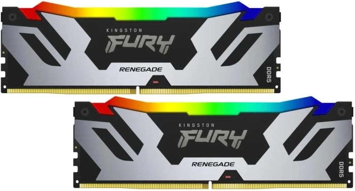 Оперативная память Kingston FURY Renegade Silver RGB 32Gb 6800Mhz, KIT 2*16Gb, KF568C36RSAK2-32