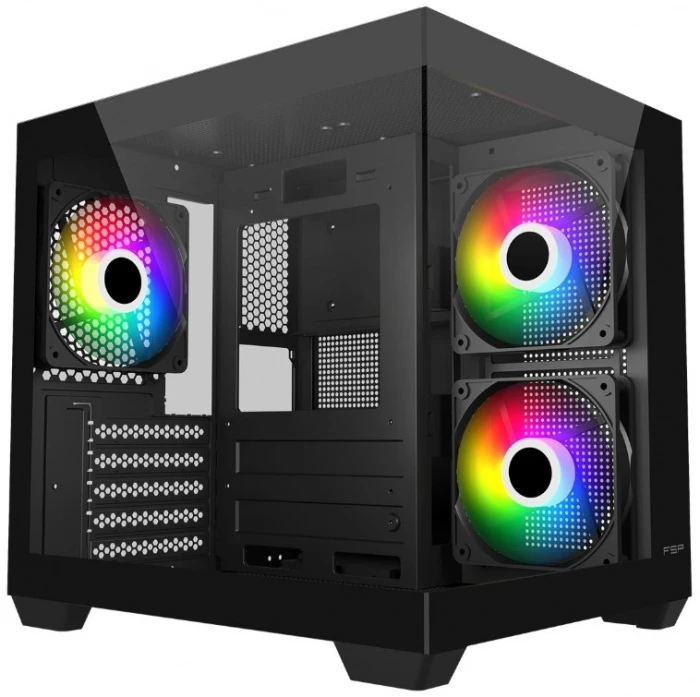 Корпус FSP S140-BA черный, Mini-Tower
