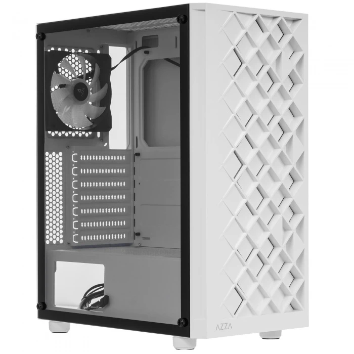 Корпус AZZA SPECTRA белый, Mid-Tower