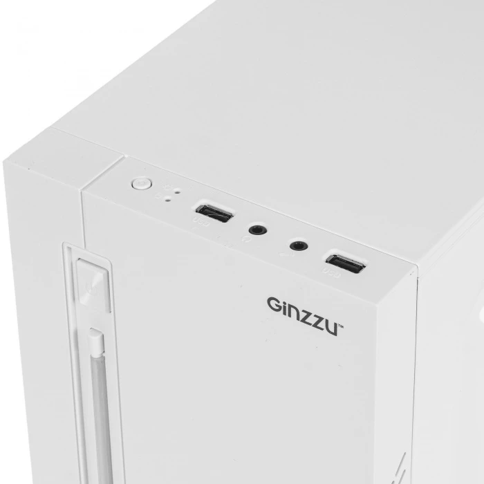 Корпус GiNZZU D390 белый, Mini-Tower