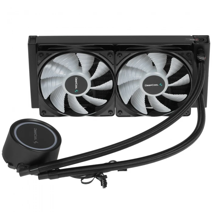 Система охлаждения DEEPCOOL GAMMAXX L240 V2 черная, DP-H12RF-GL240V2