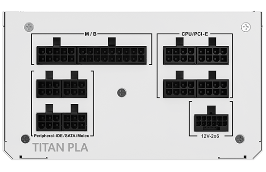 Блок питания Montech TITAN PLA 750W белый, TIX0123