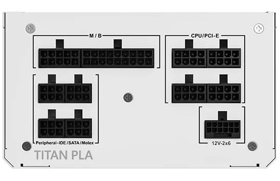 Блок питания Montech TITAN PLA 750W белый, TIX0123
