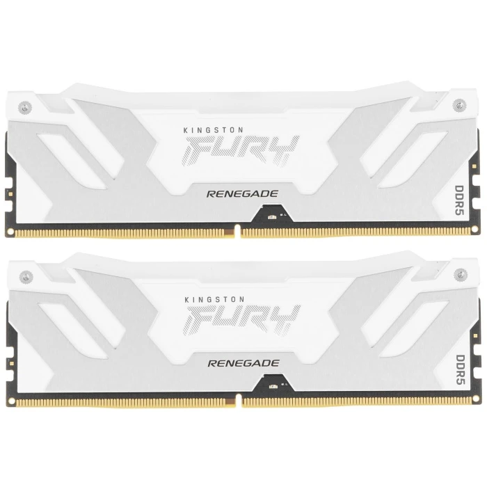 Оперативная память Kingston Fury Renegade White RGB 32Gb 6800Mhz, KIT 2*16Gb, KF568C36RWAK2-32