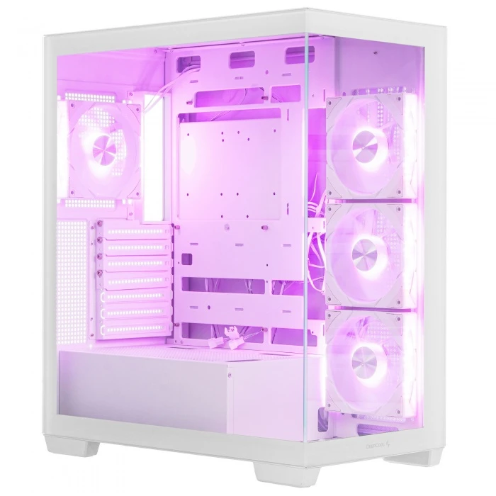 Корпус DEEPCOOL CG580 4F белый, Mid-Tower