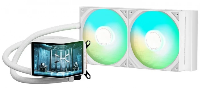 Система охлаждения TRYX PANORAMA ARGB 280 белая, L-P280A-AS2M-G0W