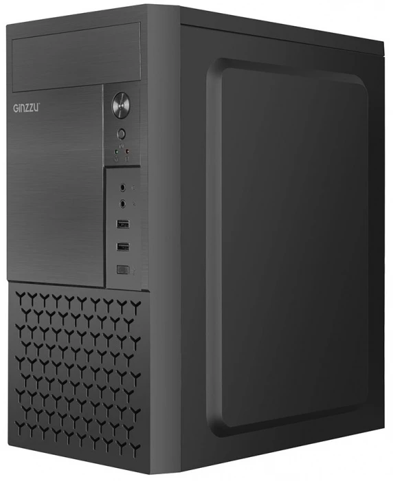 Корпус GiNZZU B410 черный, Mini-Tower