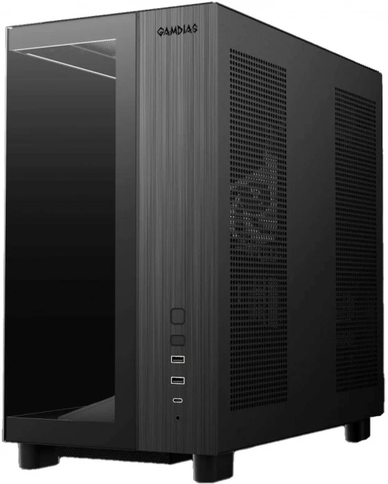 Корпус GAMDIAS ATLAS M4 черный, Mid-Tower