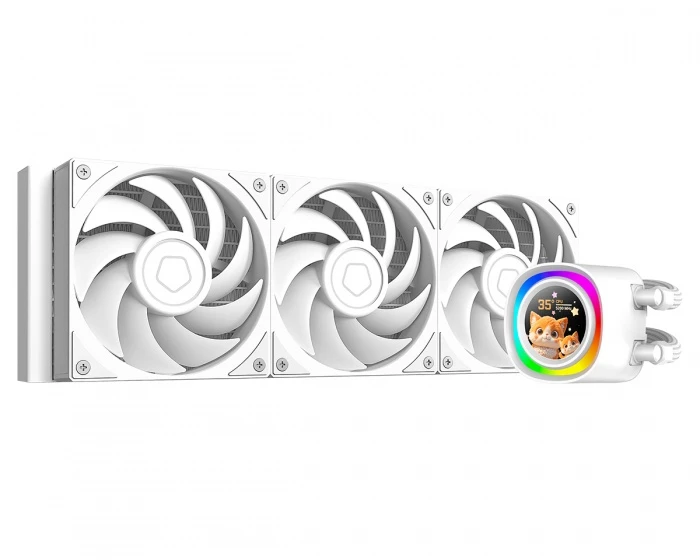 Система охлаждения ID-COOLING FX360 LCD PE белая